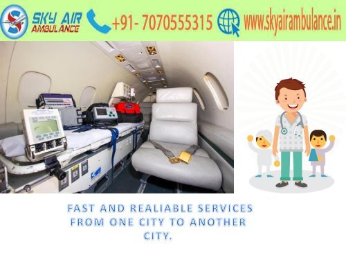 Sky Air Ambulance services in Bhubaneswar is available for 24/7 hours