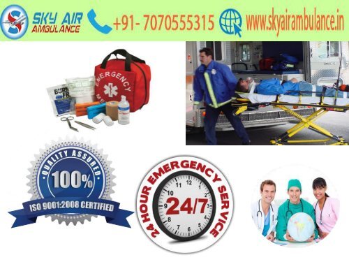 Sky Air Ambulance services in Bhubaneswar is available for 24/7 hours