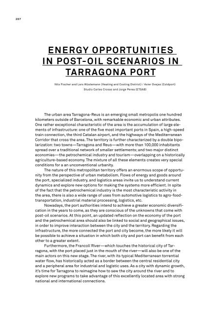 DESIGNING TERRITORIAL METABOLISM