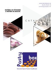 Catalogue 2018 PASTRY BOX 