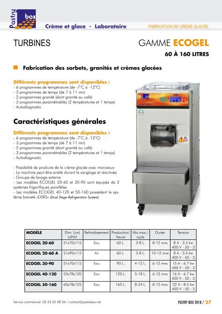 Catalogue 2018 PASTRY BOX 