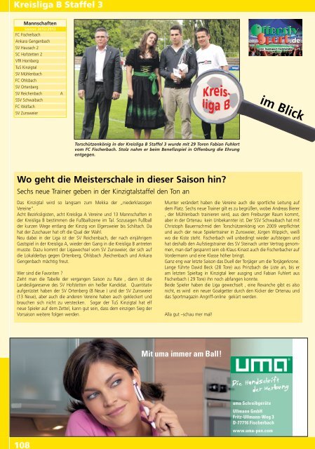 Kicker der Ortenau Sommer 2012/2013