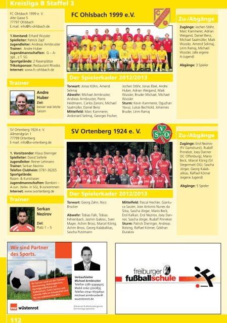 Kicker der Ortenau Sommer 2012/2013