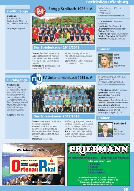 Kicker der Ortenau Sommer 2012/2013