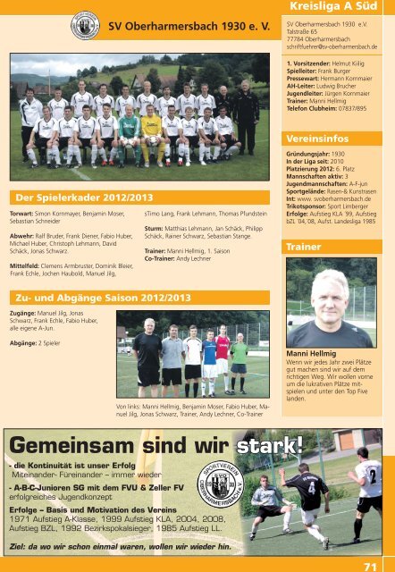 Kicker der Ortenau Sommer 2012/2013