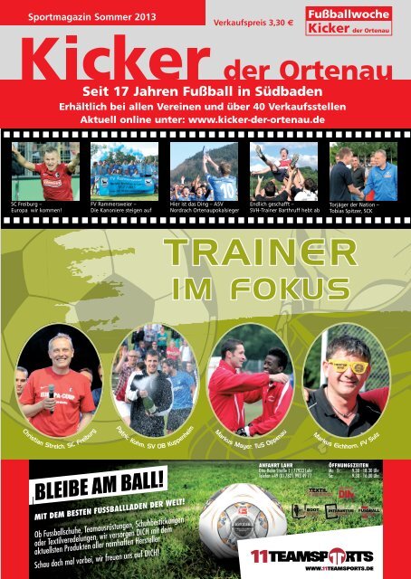 Kicker der Ortenau Sommer 2013/2014