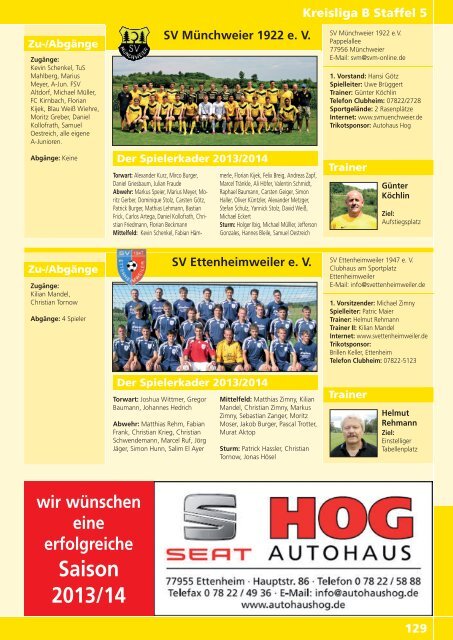 Kicker der Ortenau Sommer 2013/2014