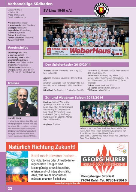 Kicker der Ortenau Sommer 2013/2014