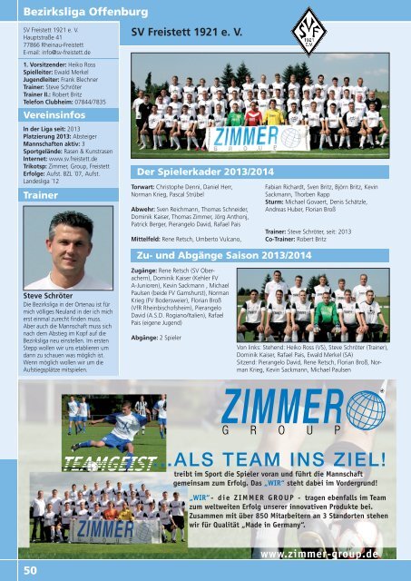 Kicker der Ortenau Sommer 2013/2014