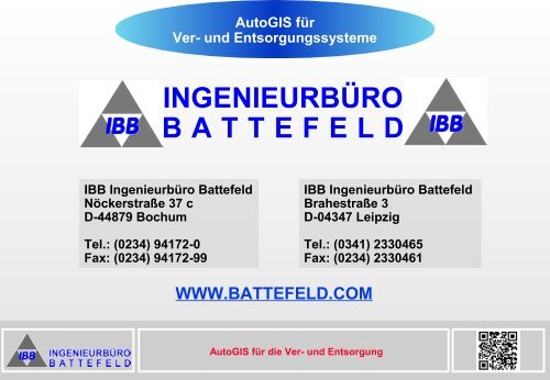 AutoGIS - Das GIS für Ver- und Entsorgungsunternehmen mit BricsCAD