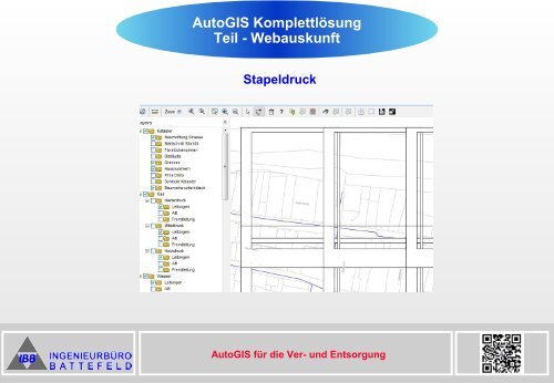 AutoGIS - Das GIS für Ver- und Entsorgungsunternehmen mit BricsCAD