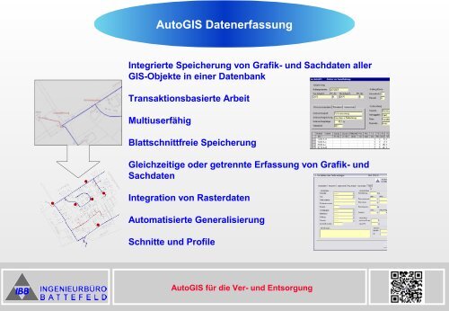 AutoGIS - Das GIS für Ver- und Entsorgungsunternehmen mit BricsCAD