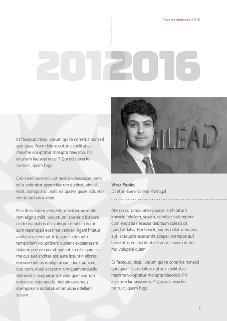 Programa Gilead Genese - Projetos 2016 v2