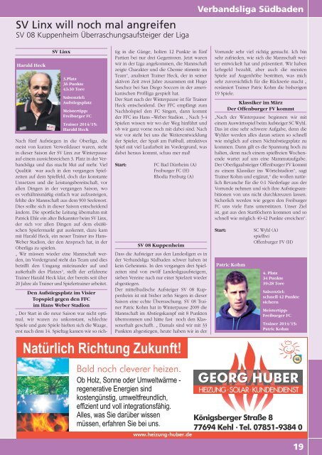 Kicker der Ortenau Winter 2013/2014