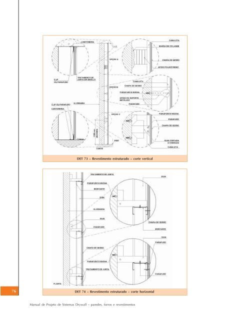 VOLUME 1 -  PROJETO DRYWALL