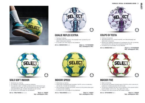 Select Sport Katalog 2018 DK