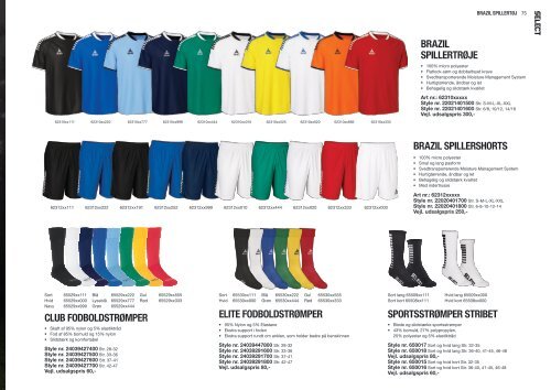 Select Sport Katalog 2018 DK