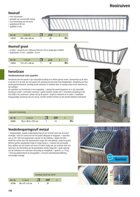 Agrodieren.be landbouwbenodigdheden en erf catalogus 2018