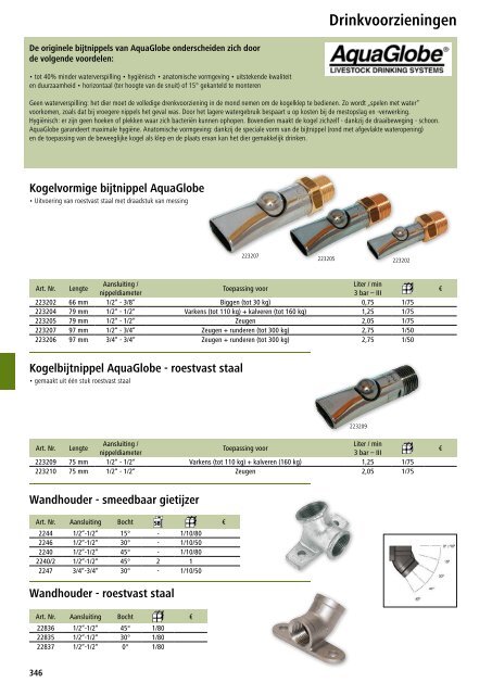 Agrodieren.be landbouwbenodigdheden en erf catalogus 2018