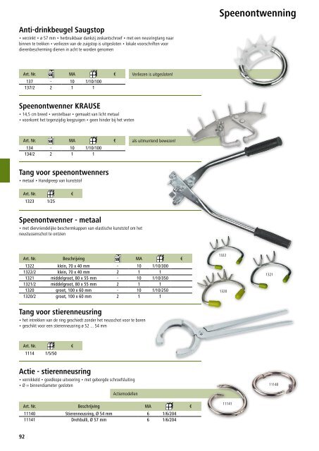 Agrodieren.be landbouwbenodigdheden en erf catalogus 2018