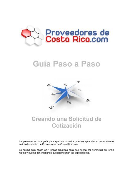 Guía Paso a Paso - Solicitudes (Costa Rica)