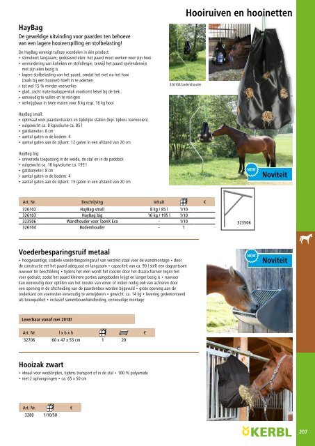 Agrodieren.be paardensport en paardenbenodigdheden en ruiterbenodigdheden en stalbenodigdheden catalogus 2018