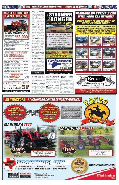 American Classifieds February 15th Edition