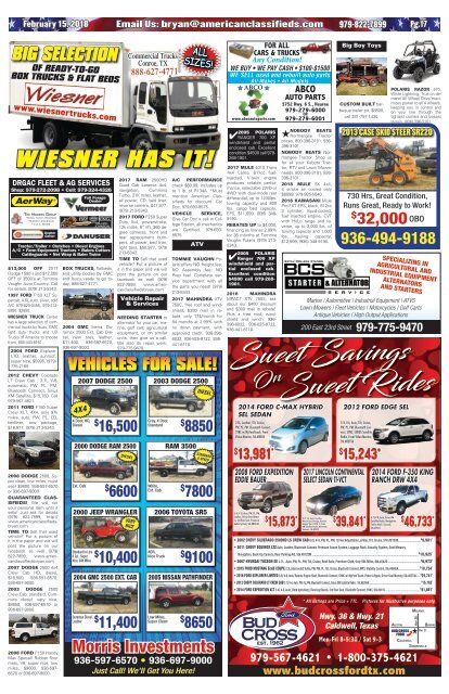 American Classifieds February 15th Edition
