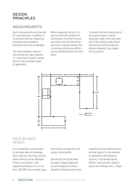 Dekton Free Installation Guide