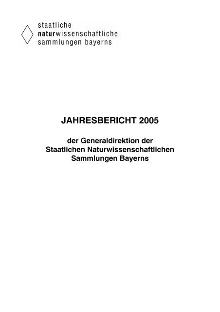 3.2.2 Sammlung und Forschung - Staatliche Naturwissenschaftliche ...