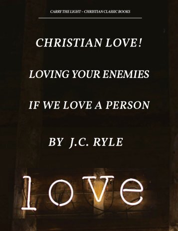 Christian Love by J.C. Ryle
