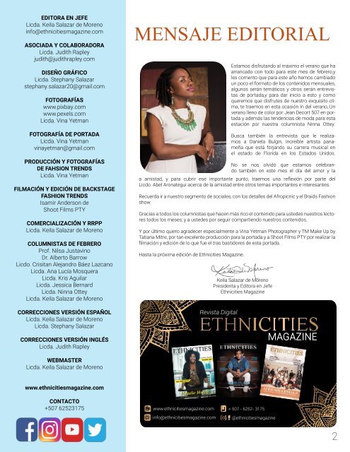 Ethnicities Magazine_Febrero 2018_Volumen_20