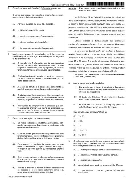 Analista Judiciário - Tecnologia da Informação