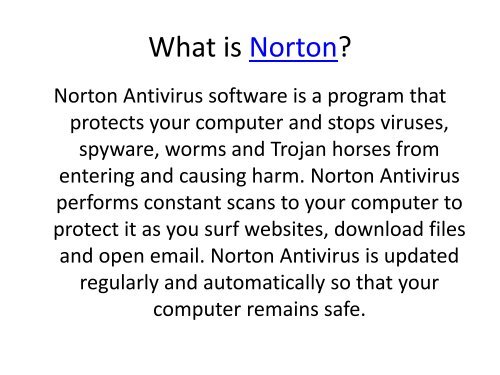 norton support