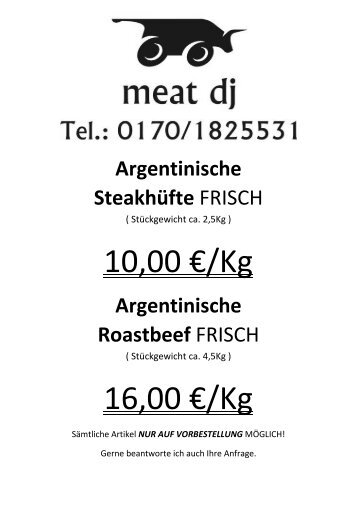 Meat dj