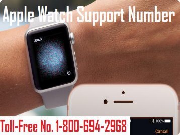 Apple Watch Support Number 1-800-694-2968 | Apple Watch Service