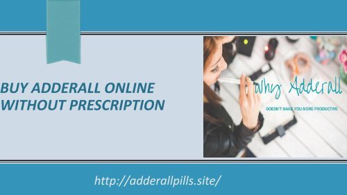 Buy Adderall Online Without prescription