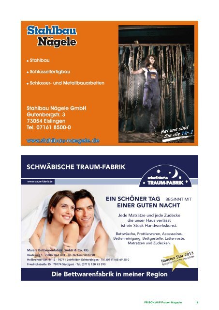 Ausgabe 6 - Saison 2017/2018 - FRISCH AUF Frauen Magazin "LATTENKNALLER"