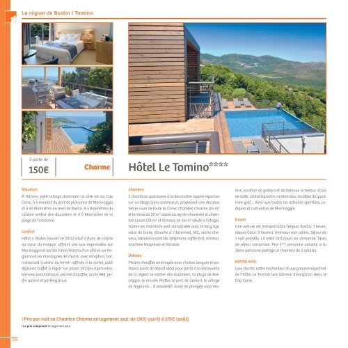 Brochure Corse été 2018 - CORSICA TRAVEL