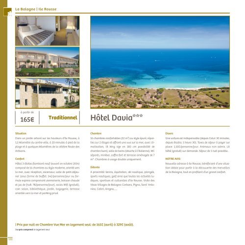 Brochure Corse été 2018 - CORSICA TRAVEL