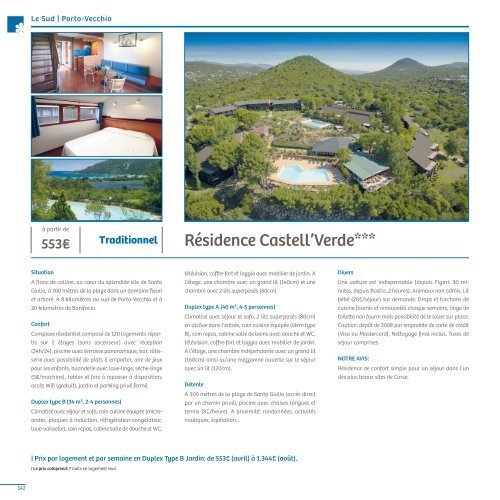 Brochure Corse été 2018 - CORSICA TRAVEL