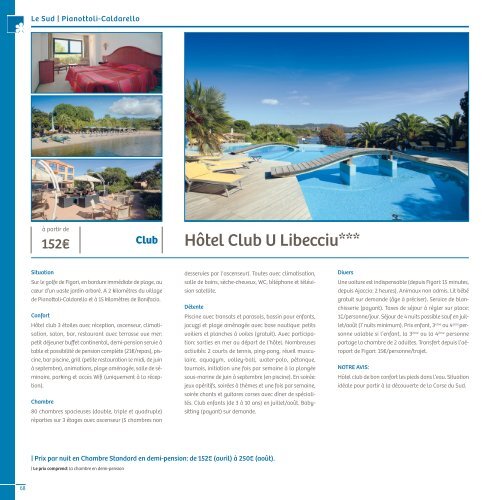 Brochure Corse été 2018 - CORSICA TRAVEL