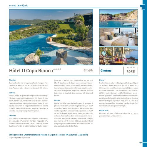 Brochure Corse été 2018 - CORSICA TRAVEL