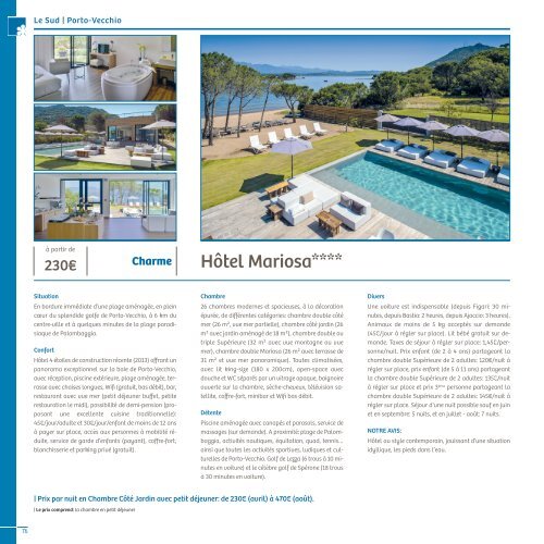 Brochure Corse été 2018 - CORSICA TRAVEL