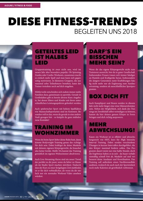 AJOURE´ Magazin März 2018  