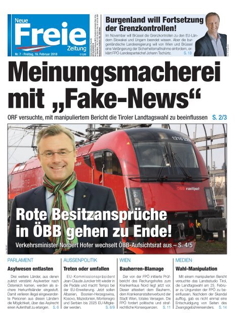 Meinungsmacherei mit "Fake-News"