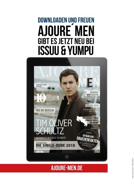 AJOURE´ Men Magazin März 2018  