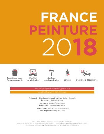 Guide France Peinture 2018