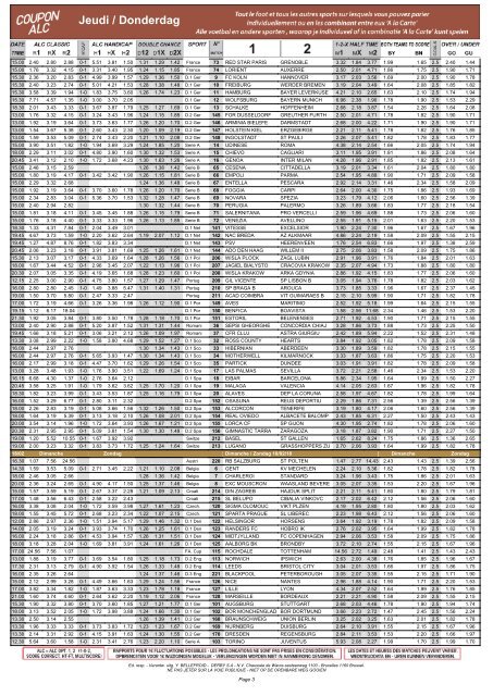 Ladbrokes 16-18 fevrier 2018