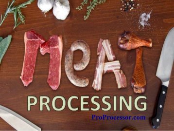 Meat Processing Tools | Commercial or Home Use